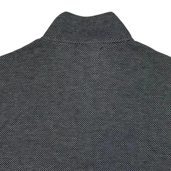 Tasso Elba 1/4 Zip Grey Cotton Blend Mens Sweater Size Small - Picture 7 of 10